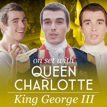 corey mylchreest as young king george in 'queen charlotte a bridgerton story'