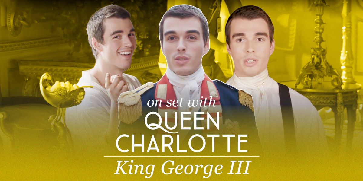 corey mylchreest as young king george in 'queen charlotte a bridgerton story'