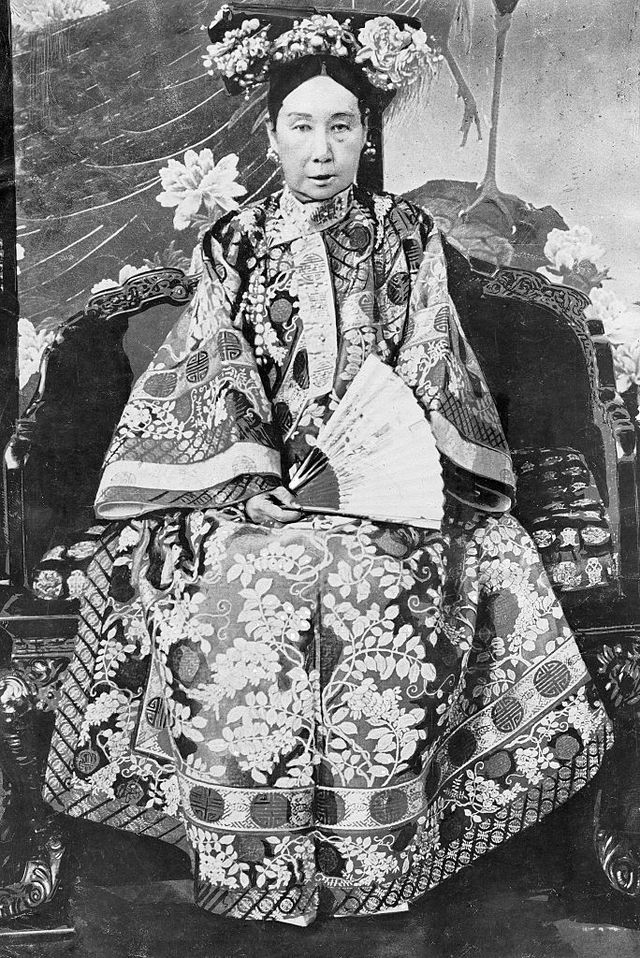 chinese empress dowager cixi, 1835 1908, portrait c1900
