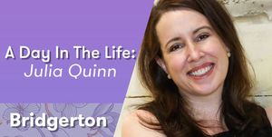 bridgerton book series author julia quinn describes experiences on set of netflix series