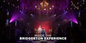 thumbnail of a grand ball in front of the queen at the bridgerton experience
